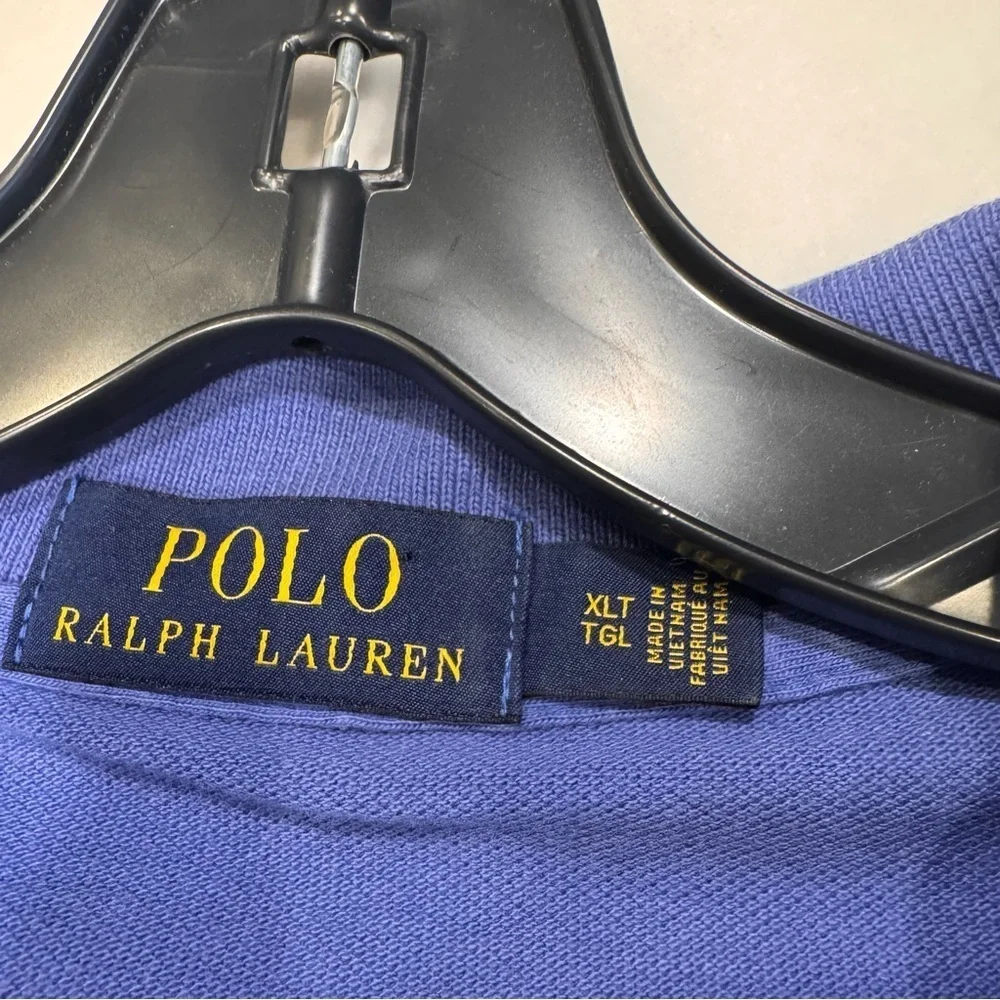 Polo Ralph Lauren Big Pony Polo/Golf Shirt Short Sleeves Blue Sz XLT